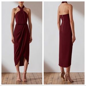 Shona Joy Burgundy Dress. Excellent condition